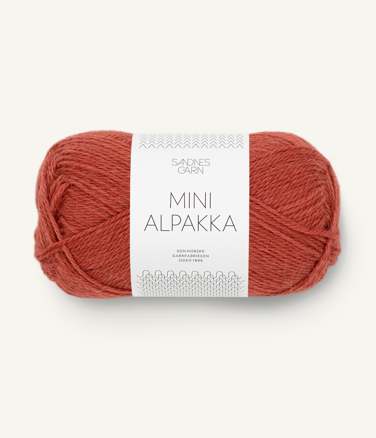 MINI ALPAKKA 4035 Mørk Terrakotta