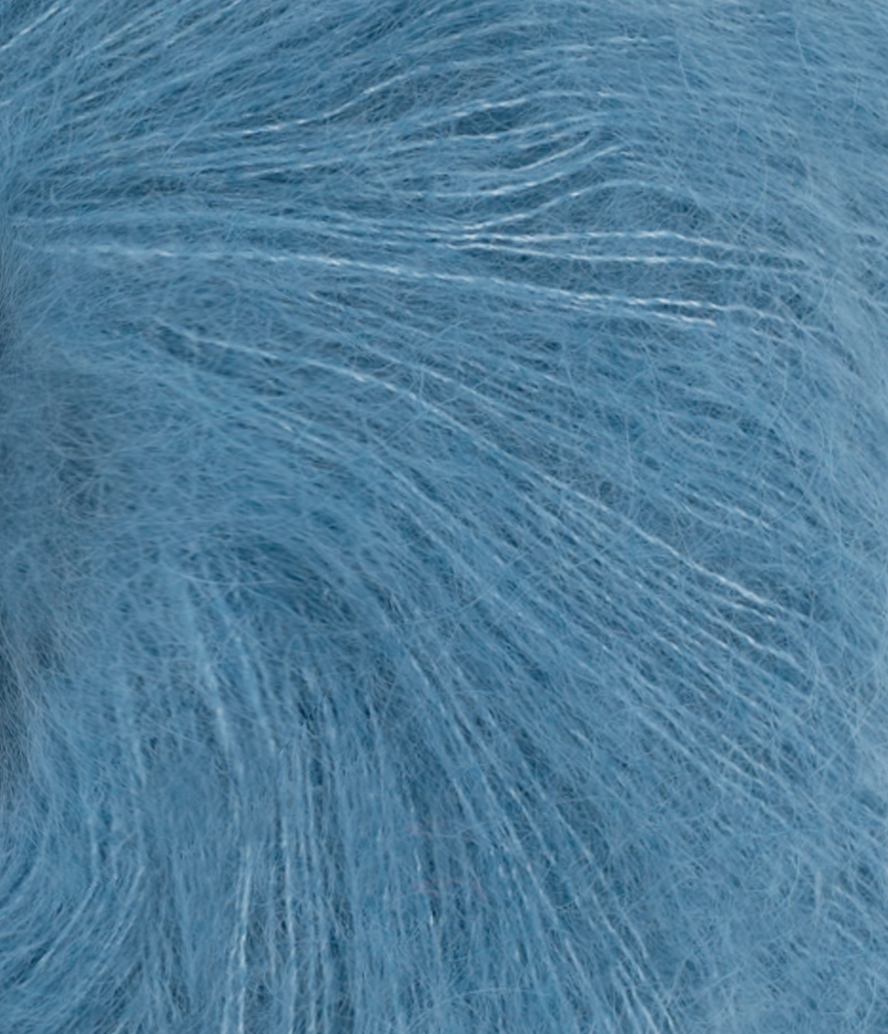Tynn Silk Mohair Mørk himmelblå(6042)