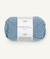 MERINOULL 6032 Blå Hortensia