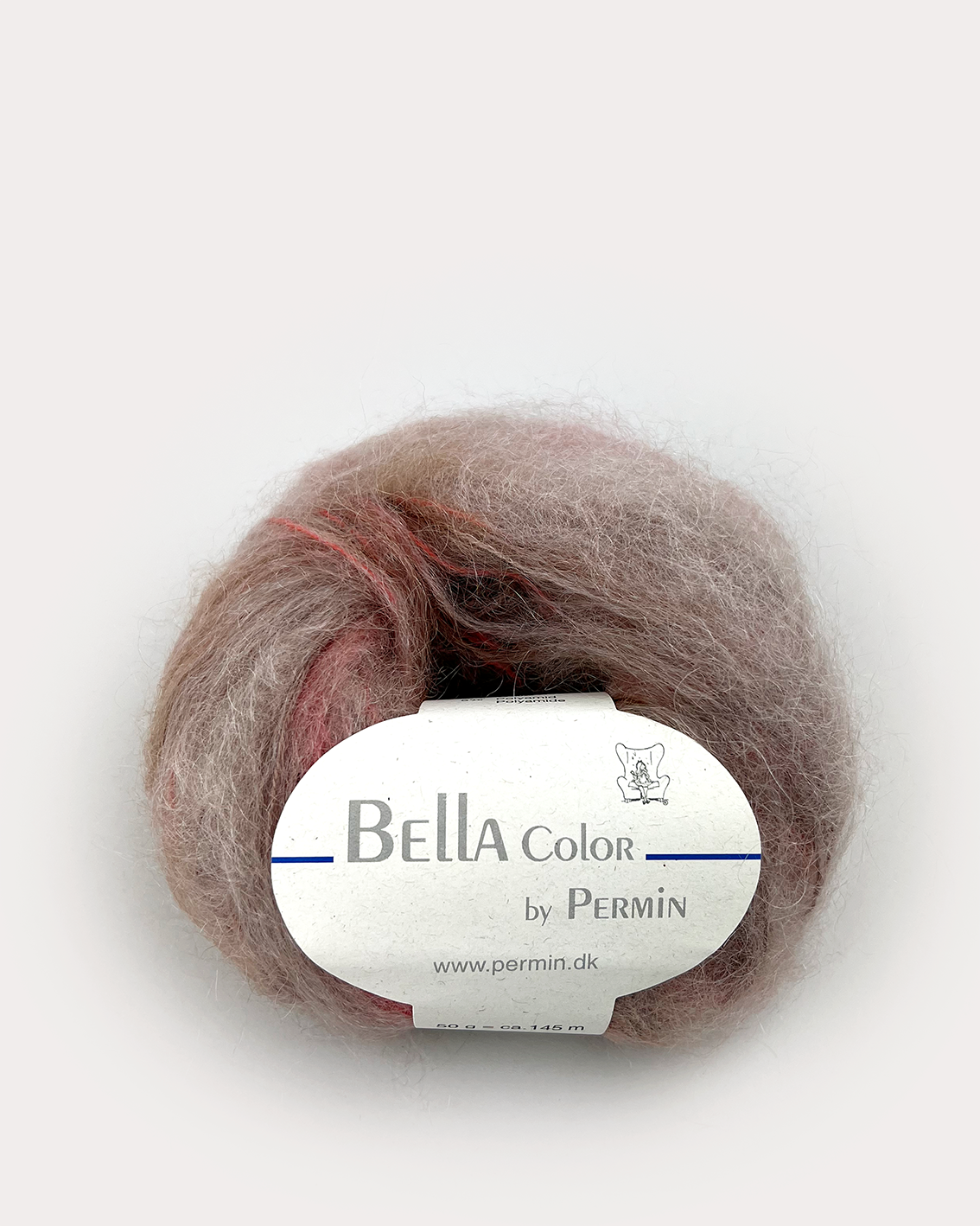 BELLA COLOR MOHAIR By Permin 883163 Beige/Rust