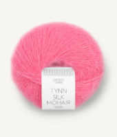 TYNN SILK MOHAIR 4315 Bubblegum Pink