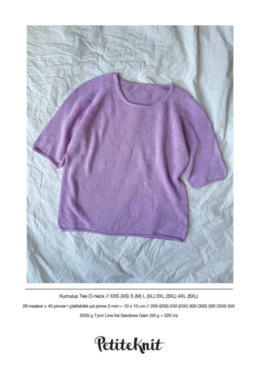 PetiteKnit CUMULUS TEE O-NECK Pk246