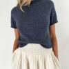 LeKnit PLAIN YOKE TEE 22  LHS48