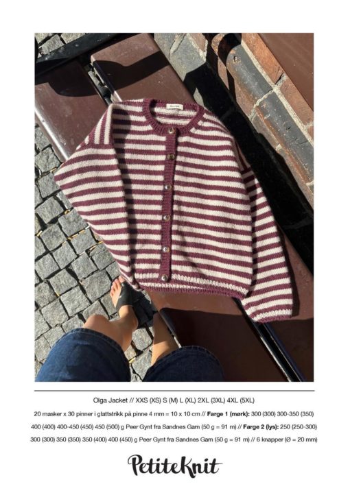 PetiteKnit OLGA JACKET Pk260