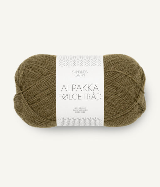 ALPAKKA FØLGETRÅD 9873 Dark Olive