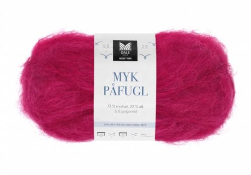 MYK PÅFUGL 4227 Bringebærrød