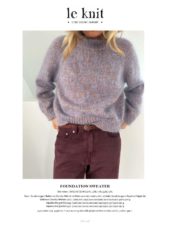 Le Knit  FOUNDATION SWEATER LHS058