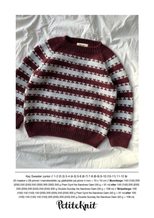 PetiteKnit KEY SWEATER JR Pk267