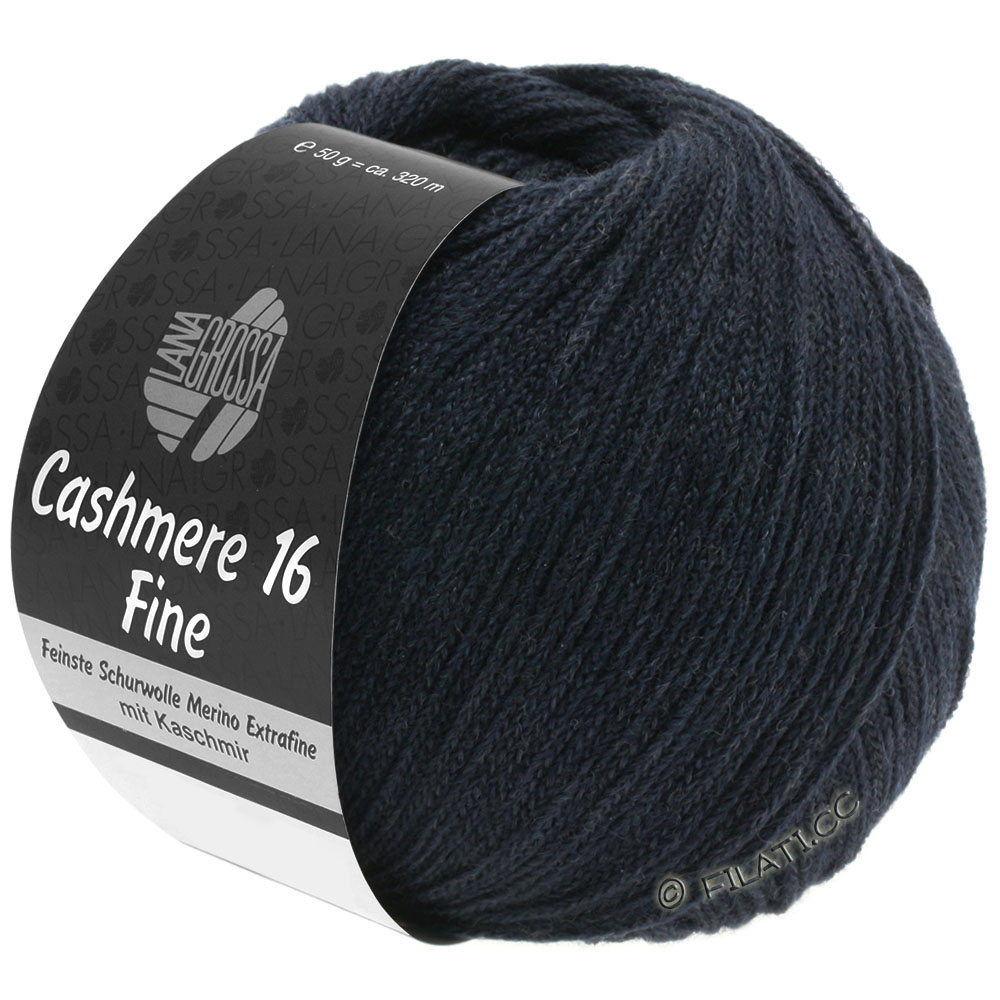 LANA GROSSA, Cashmere 16 Fine  012 Midnattsblå