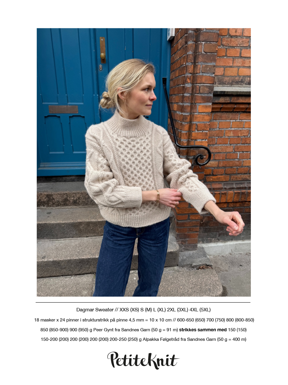 PetiteKnit DAGMAR SWEATER pk 274