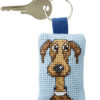 Broderikit Hund 5x7 cm