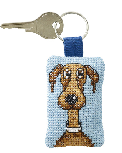 Broderikit Hund 5x7 cm