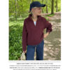 PetiteKnit DAGMAR ZIPPER SWEATER pk 281