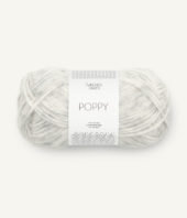 POPPY 1021 Lys Grå Melert