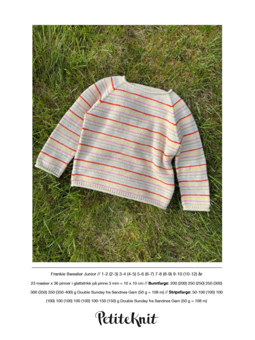 PetiteKnit FRANKIE SWEATER JR pk 286