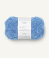 BØRSTET ALPAKKA 6044 Regatta Blå