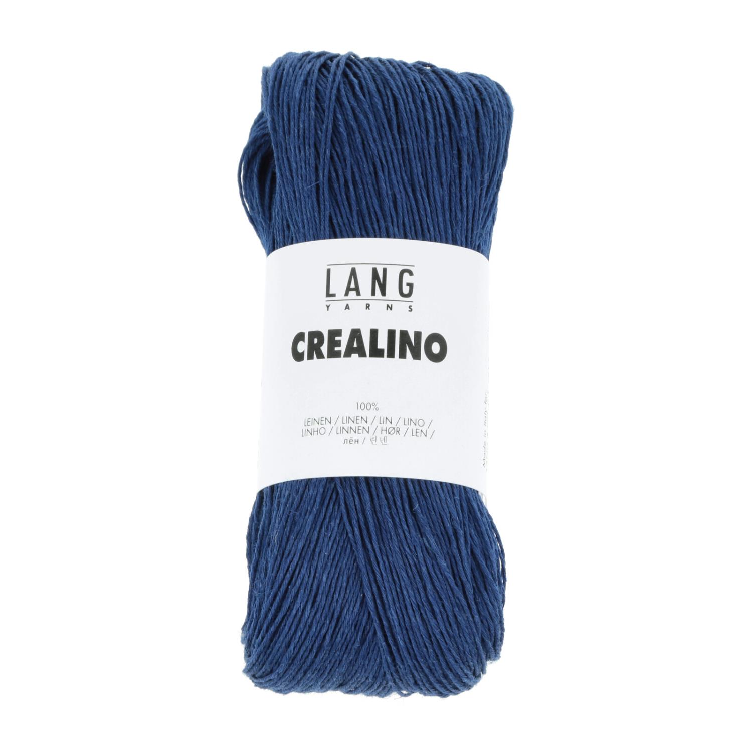 CREALINO by Lang Yarns 0010 Mørk Blå