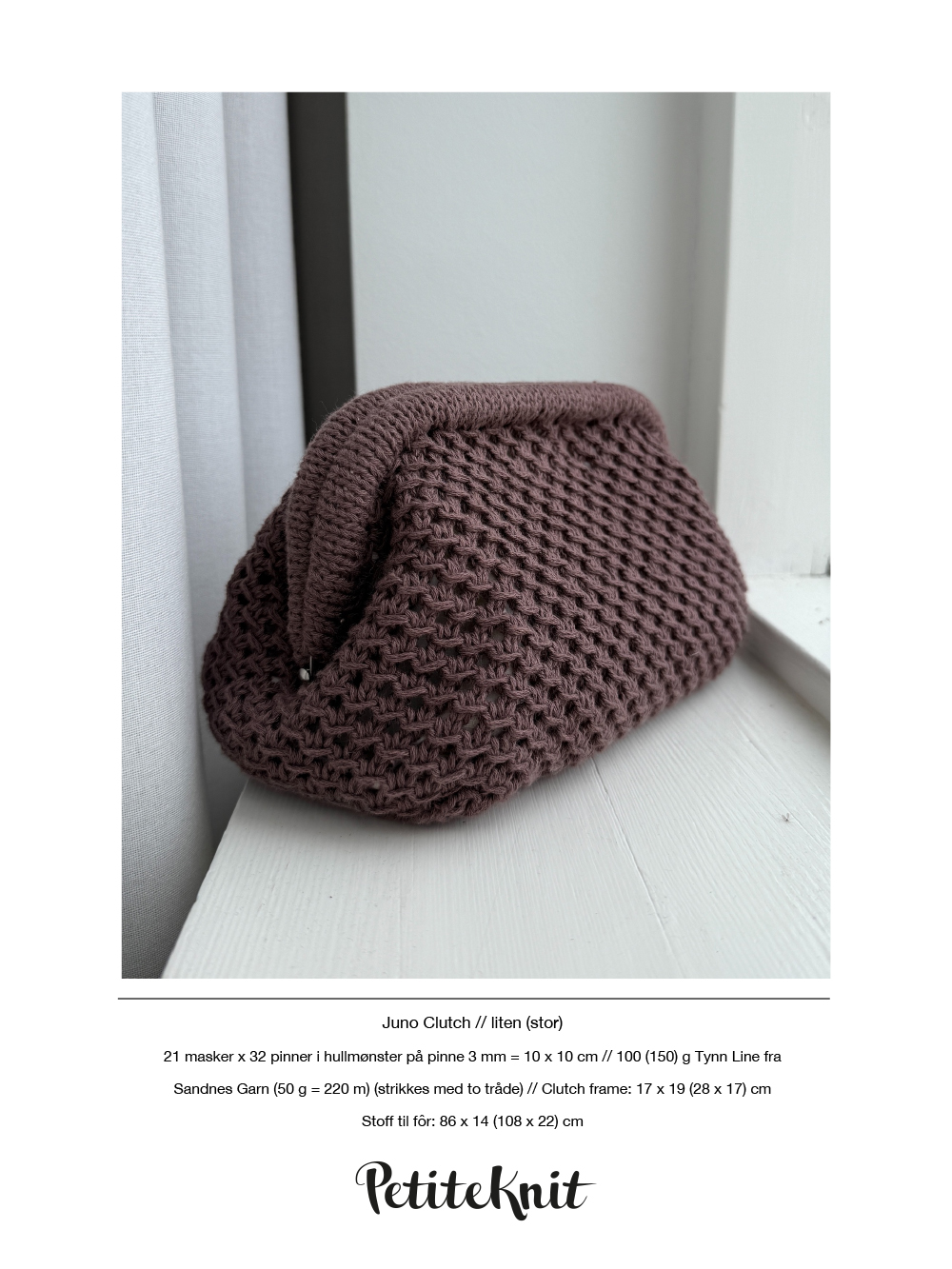 PetiteKnit JUNO CLUTCH pk290