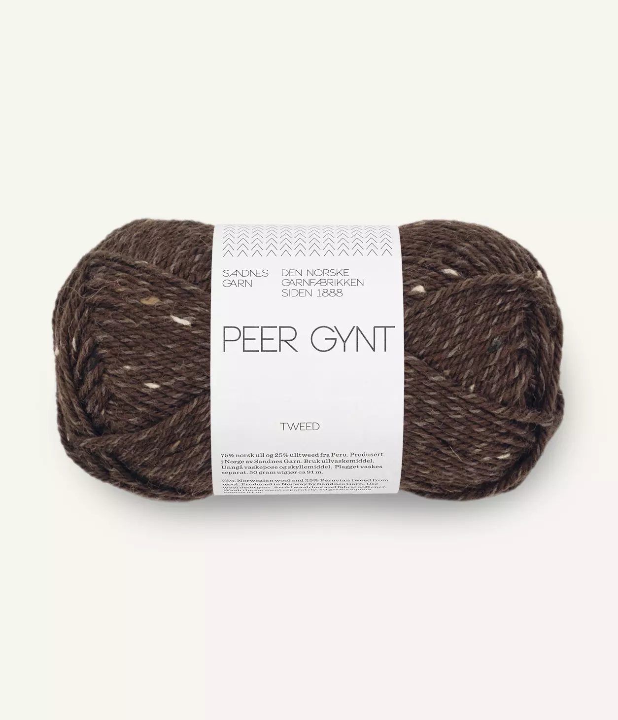 PEER GYNT 3085 Mørk Brun Tweed