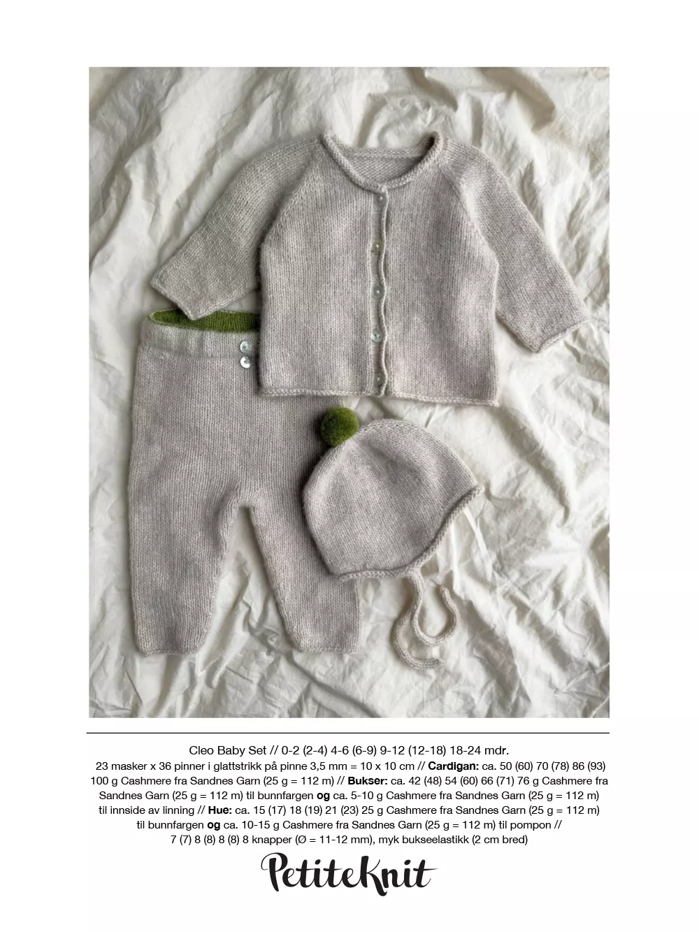 PetiteKnit CLEO BABY SET Pk 297