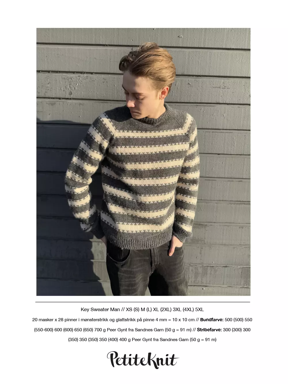 PetiteKnit KEY SWEATER MAN Pk270