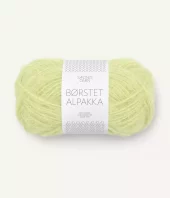 BØRSTET ALPAKKA 9523 Lime Punch