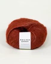 ALPAKKA LIN 1387 Rubinrød