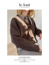 LeKnit Chunky Moulinè Cardigan LHS 087