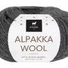 Alpakka Wool - Mørk grå melert