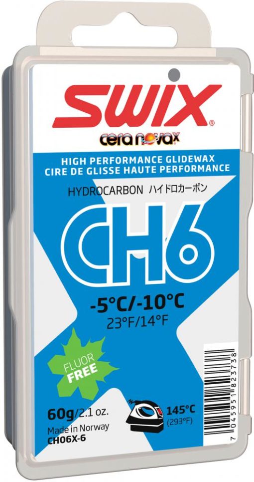 Swix  CH6X Blue, -5 °C/-10°C, 60g