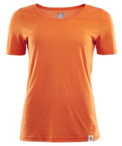 Aclima  LightWool T-shirt,  Woman Orange Popsicle