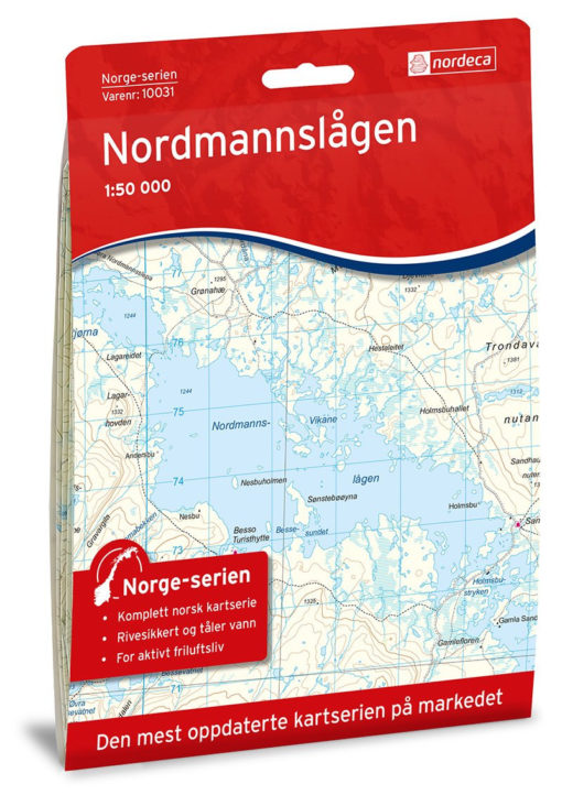 Nordeca  Nordmannslågen 1:50 000
