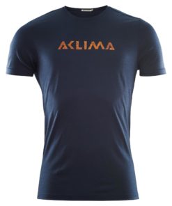 Aclima  LightWool T-shirt LOGO, Man Navy Blazer