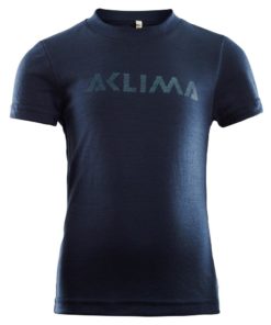 Aclima  LightWool T-shirt, Children Navy Blazer