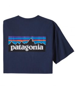 Patagonia  M P-6 Logo Responsibili-Tee Classic Navy