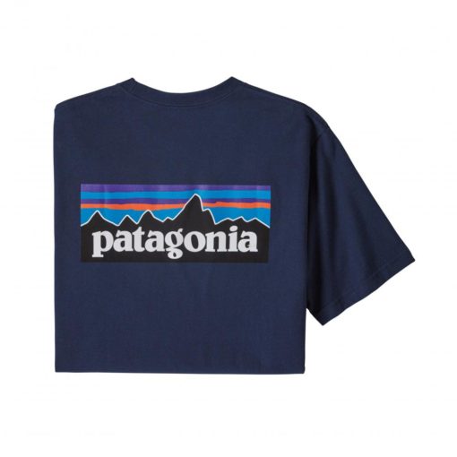 Patagonia  M P-6 Logo Responsibili-Tee Classic Navy