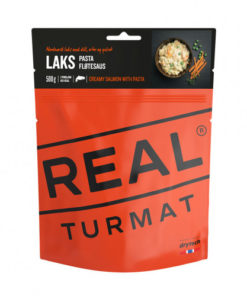 Real Turmat Laks m pasta og fløtesaus