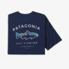 Patagonia  M Framed Fitz Roy Trout Organic T Classic Navy