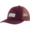 Patagonia  W Pastel P-6 Label Layb Trucker Hat Chicory Red