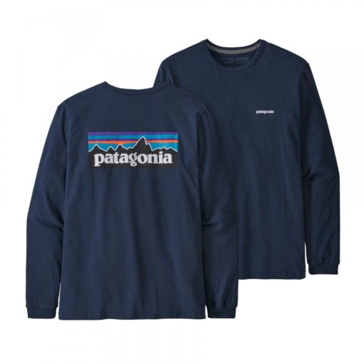 Patagonia  W´S L/S P-6 Logo Responsibili-Tee New Navy