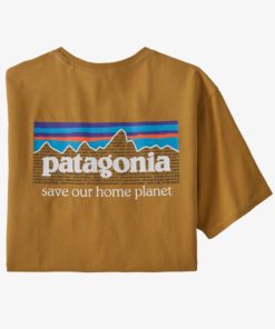 Patagonia Men's P-6 Mission Organic T-Shirt Oaks Brown