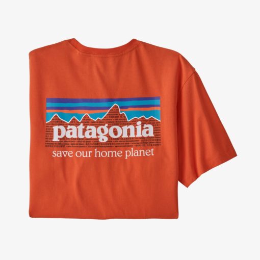 Patagonia Men's P-6 Mission Organic T-Shirt Metric Orange