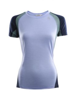 Aclima  Lightwool Sports T-Shirt W´S Purple Impr/NavyBlazer/Northatlantic