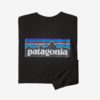 Patagonia  M's L/S P-6 Logo Responsibili-Tee Black
