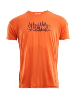 Aclima  Classic Tee Print M´S Orange Tiger