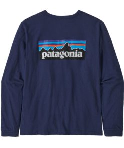 Patagonia  W´S L/S P-6 Logo Responsibili-Tee Sound Blue