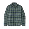 Patagonia  M´S L/S Cotton In Conversion Lw Fjord Flannel Shirt Graft/Hemlock Green
