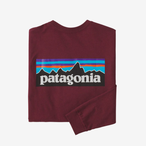 Patagonia  M´S L/S P-6 Logo Responsibili-Tee Sequoia Red