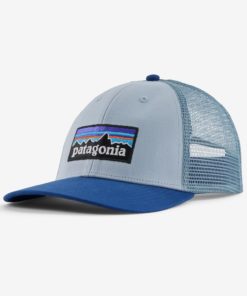 Patagonia  P-6 Logo LoPro Trucker Hat Steam Blue