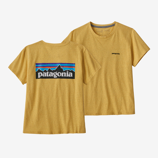 Patagonia  W´s P-6 Logo Responsibili-Tee Surfboard Yellow